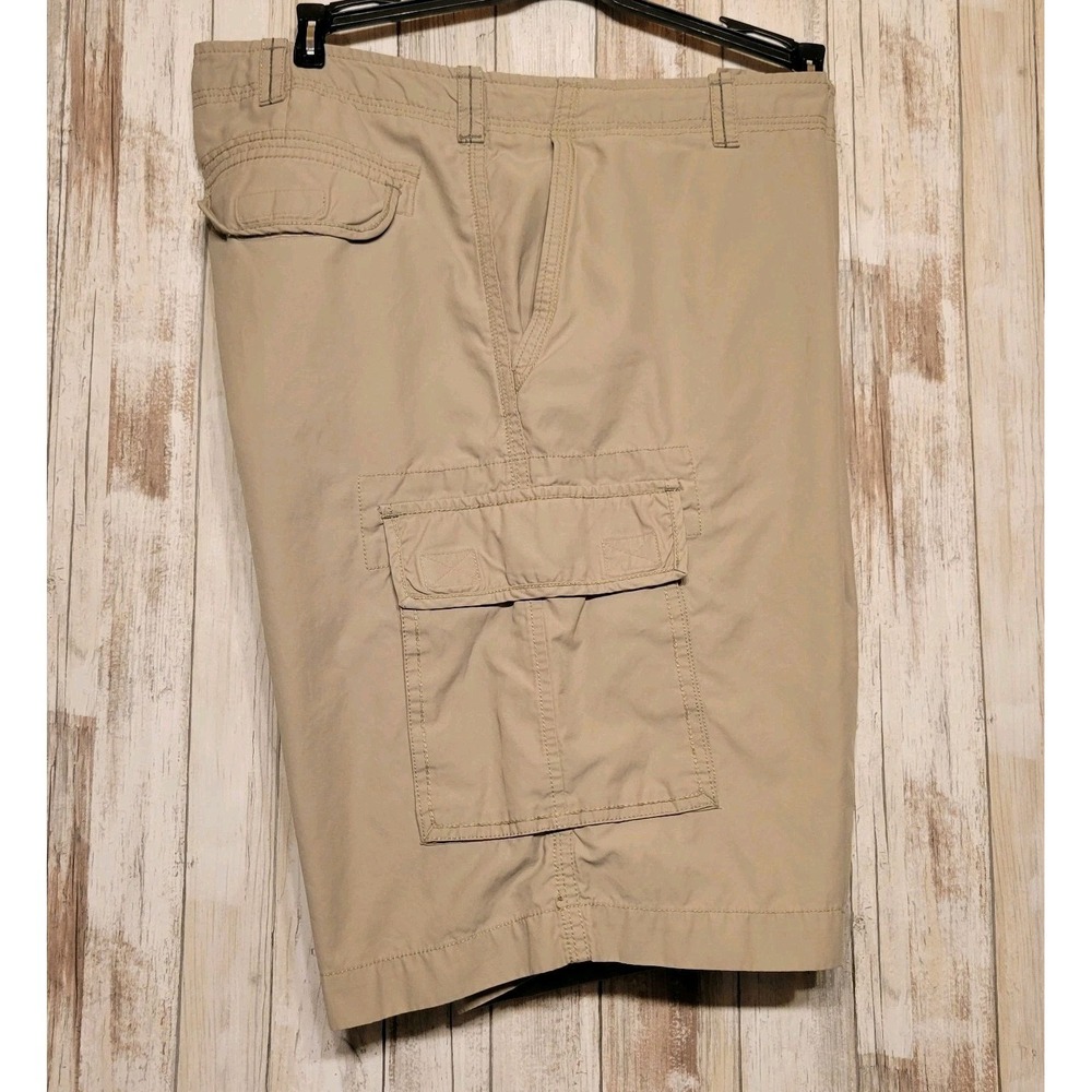 John Henry Cargo Shorts Mens 40 Kaki Casual Outdoors Hiking Pockets - Picture 4 of 4